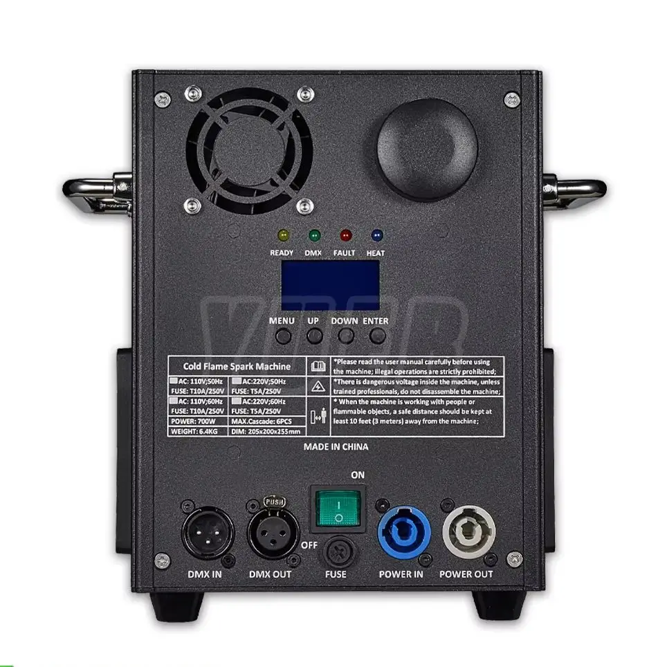 Electrontic Heating 700W Cold Spark Machine Dustproof DMX Remote Control Fireworks Stage Effect Equipment Party Dj Wedding