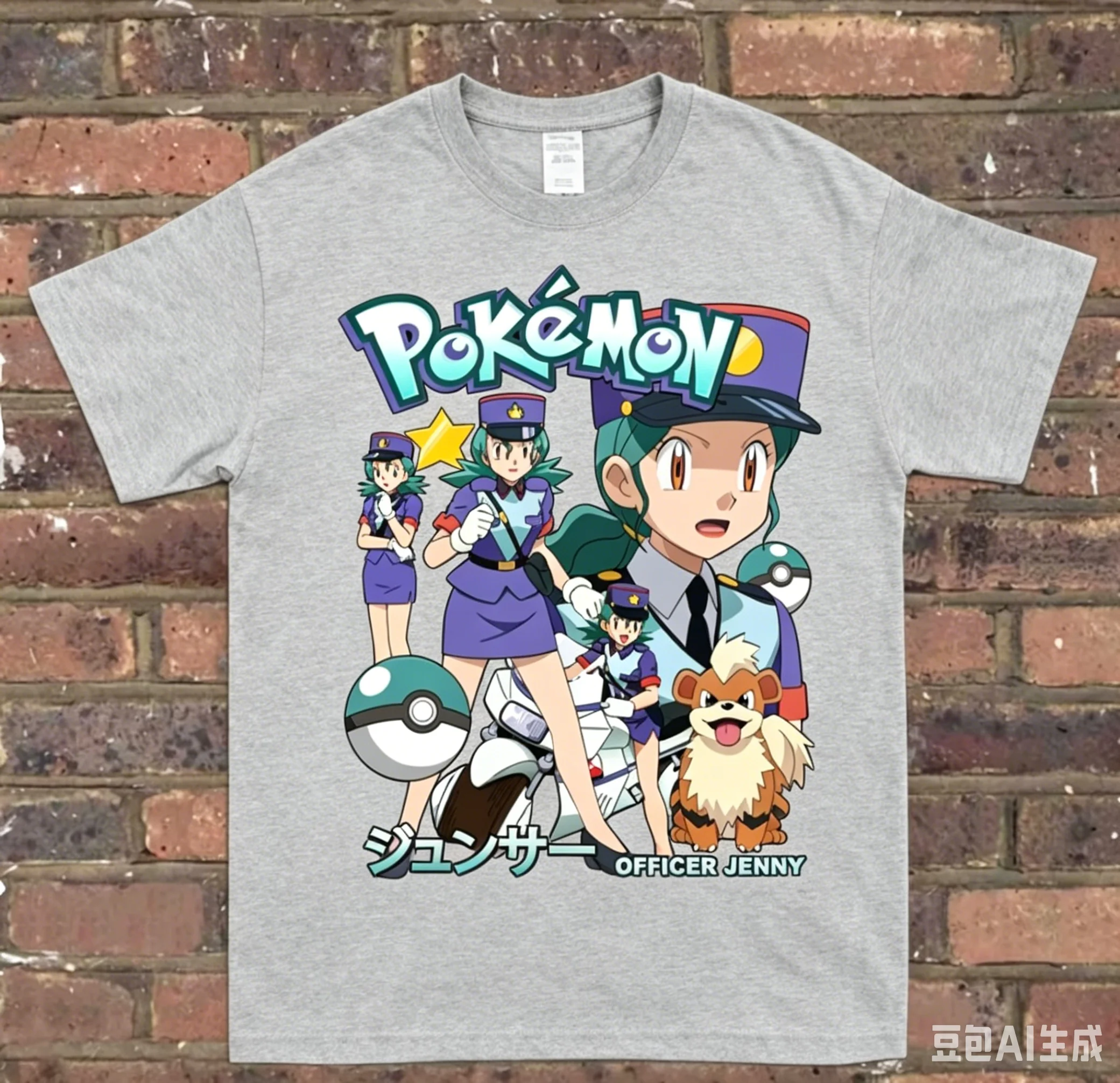 Neueste klassische Pokémon-Charaktere für Erwachsene und Kinder, Joey Junsha Rockets Retro Anime Lose Baumwoll-Kreativ-Kurzarmshirts – Detail 10