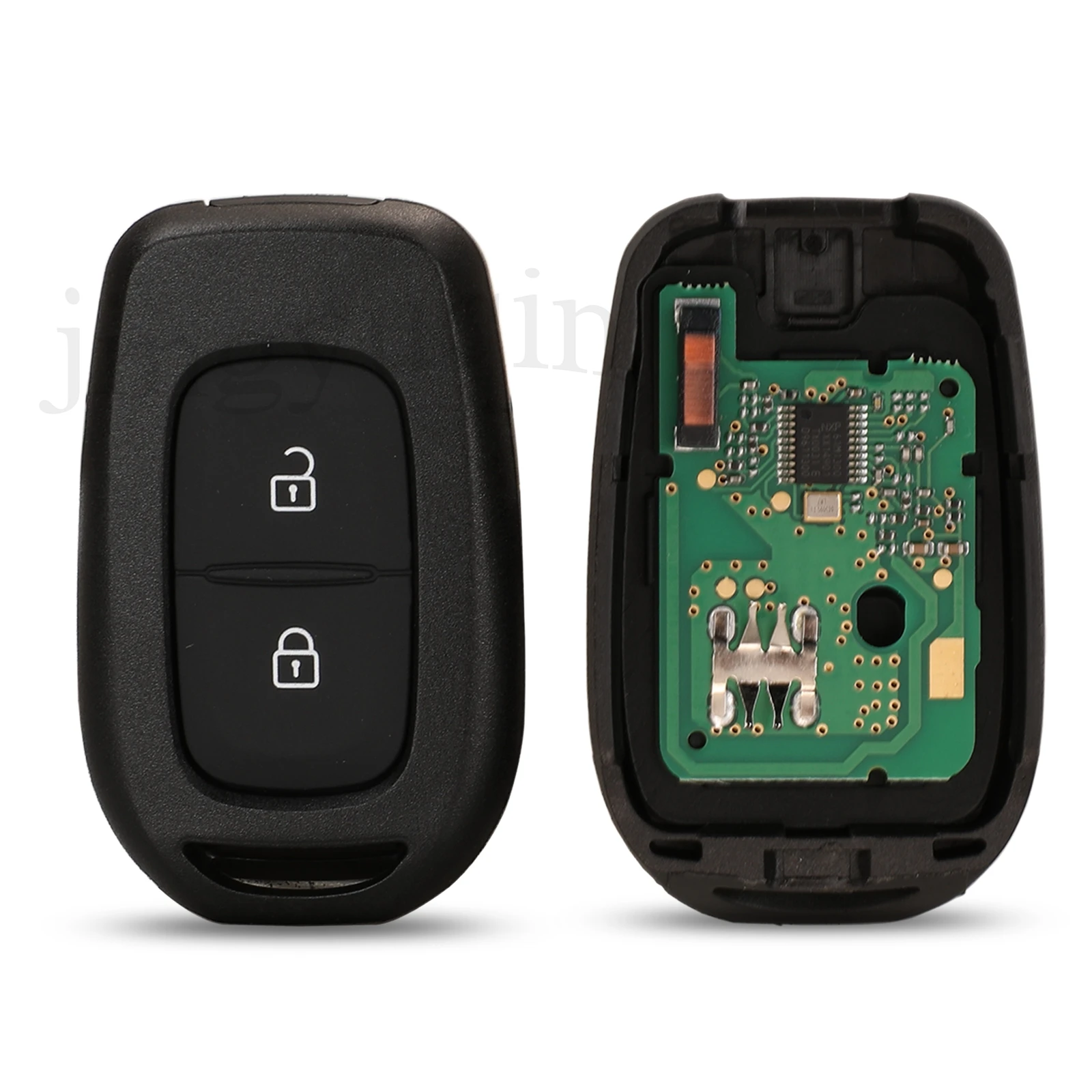 

jingyuqin Replacement Remote Car Key For Renault Symbol Trafic For Dacia Duster Logan Sandero ID46 PCF7961M Chip 433Mhz Full Key