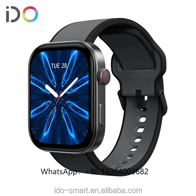 

TJXL-2025 Fashion Smart Watch 1.99" Vision HD AMOLED Dynamic Screen Al Voice 3ATM Waterproof Multi-sport Modes Multi-Fitness tra