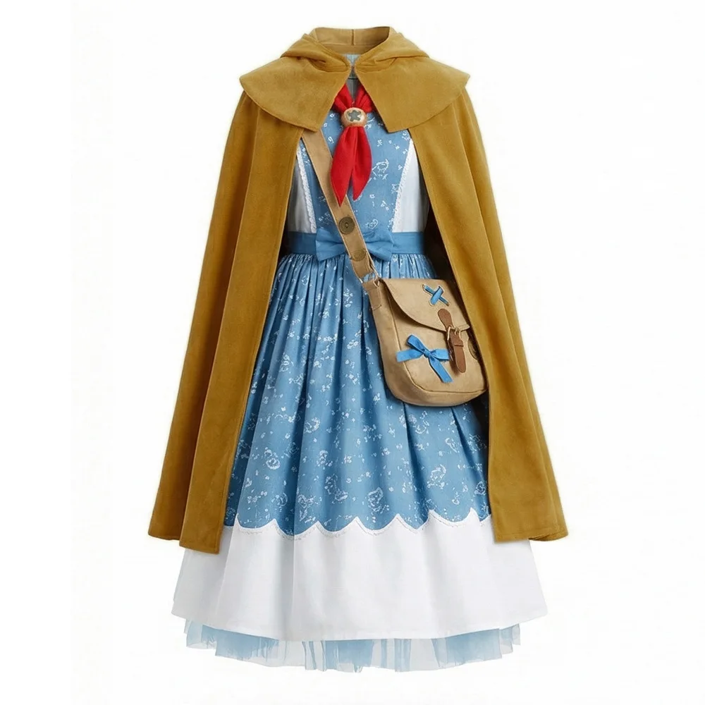 

Holly Wheeler Movie ST Cosplay Costume Hooded Cape Town TV Cosplay Disguise Dress Outfit for Halloween Carnival Party