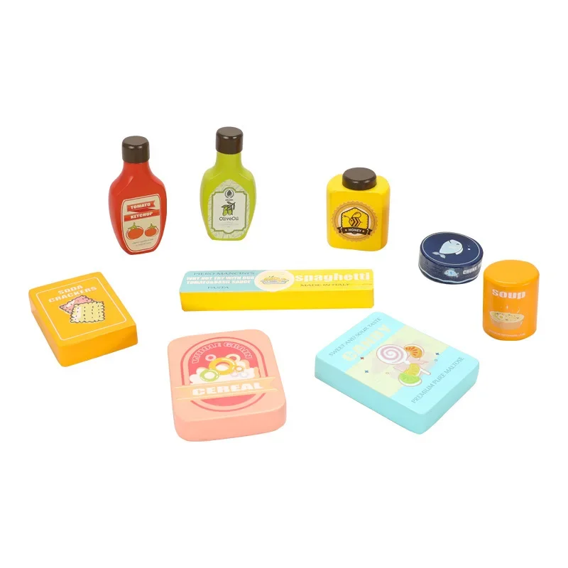 Brinquedos das crianças brinquedos de cozinha de madeira em miniatura comida casa de bonecas acessórios blocos de construção conjunto montessori jogos de tabuleiro brinquedo sensorial