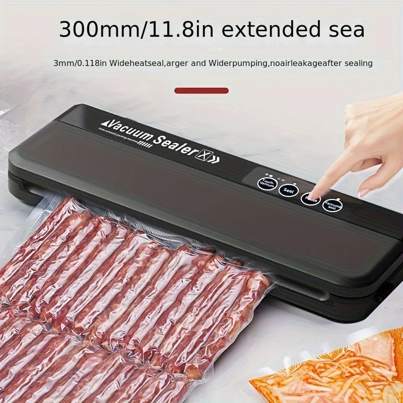 Automatic Vacuum Sealing Machine With Longer Automatic Lock Suitable For Small Household Packaging Preservation Storage Bags