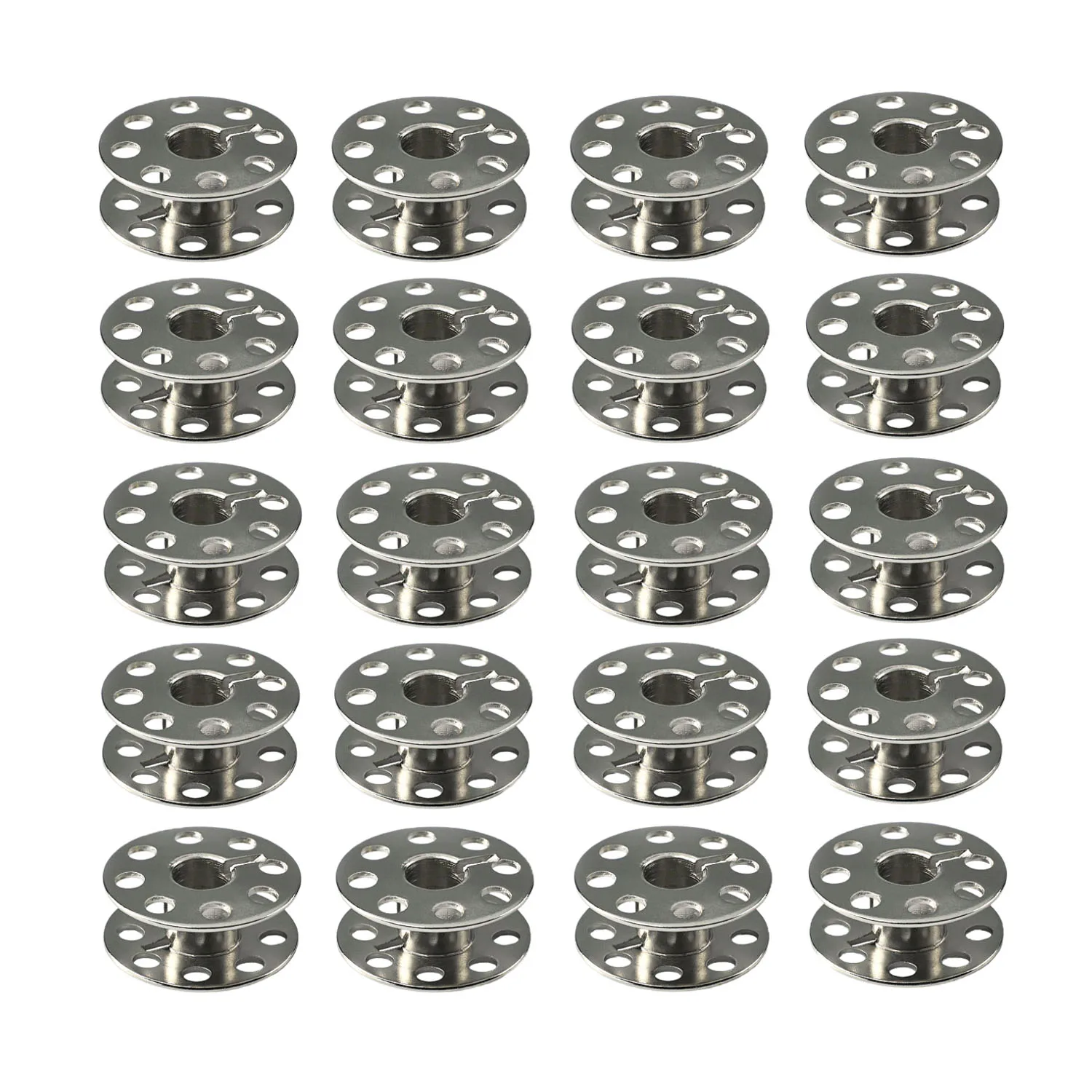 20 PCS 270010S Metal Bobbin For Industrial 1-Needle Sewing Machines JUKI BROTHER SINGER CONSEW DURKOPP JACK ZOJE