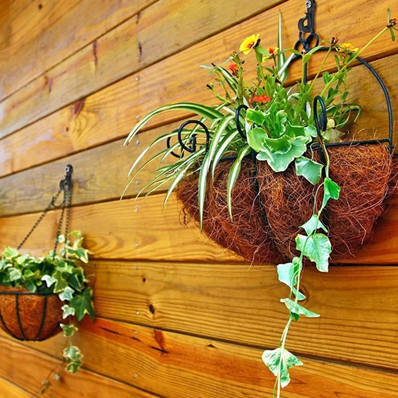 Outdoor Hooks Lights | Outdoor String Light Hooks | Screw Fixed Q Shape Patio Christmas Light Hangers Press Buckle Design