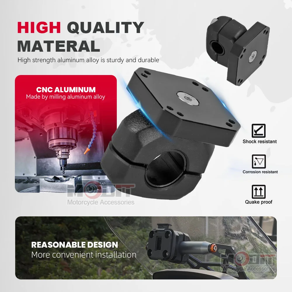 For 390adv 790adv 890ADV Adventure R S Motorcycle Universal 12mm 16mm 22mm Garmin GPS Holder Mount Navigation Bracket