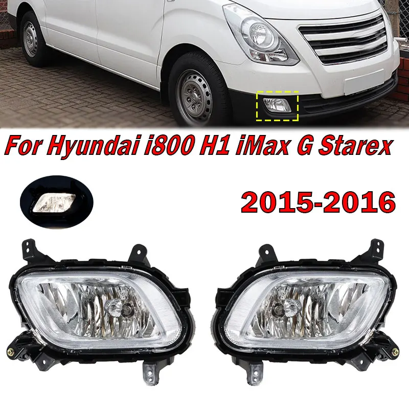 Car Accessories Front Halogen Fog Light For Hyundai i800 H1 iMax G Starex 2015 2016 Signal Lamp Driving Lamp Foglight Assembly