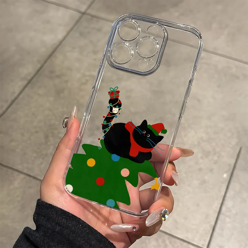 Christmas tree top Silicone Phone Case for iPhone 17 16 15 14 13 12 11 Pro Xs Max Air Mini 7 8 6 6s Plus SE 2020 2022 Cover