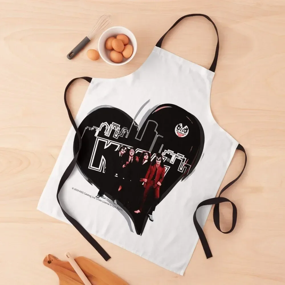 

Kiss for the city Apron For Man Haircut Cute Kitchen man chef uniform men's barbecue Apron