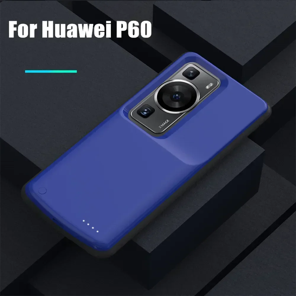 

Чехол-аккумулятор 10000 мАч для Huawei P60 Pro, Power Bank, чехол для телефона с художественным дизайном, увеличенное время автономной работы для Huawei P60 Art