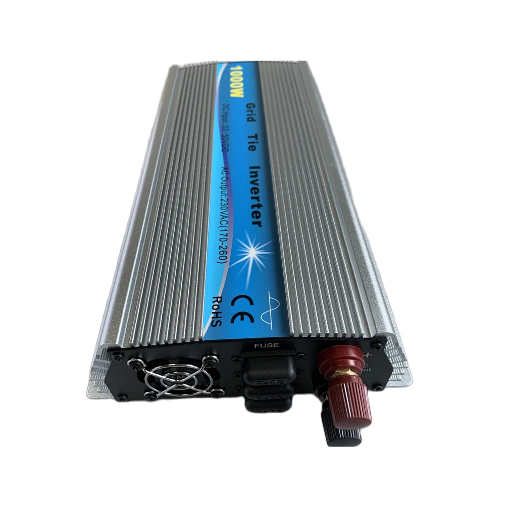 1000W MPPT grid tie solar inverter,10.8-32V  or 22-50V DC,180-260V AC,Solar grid tie inverter,CE,