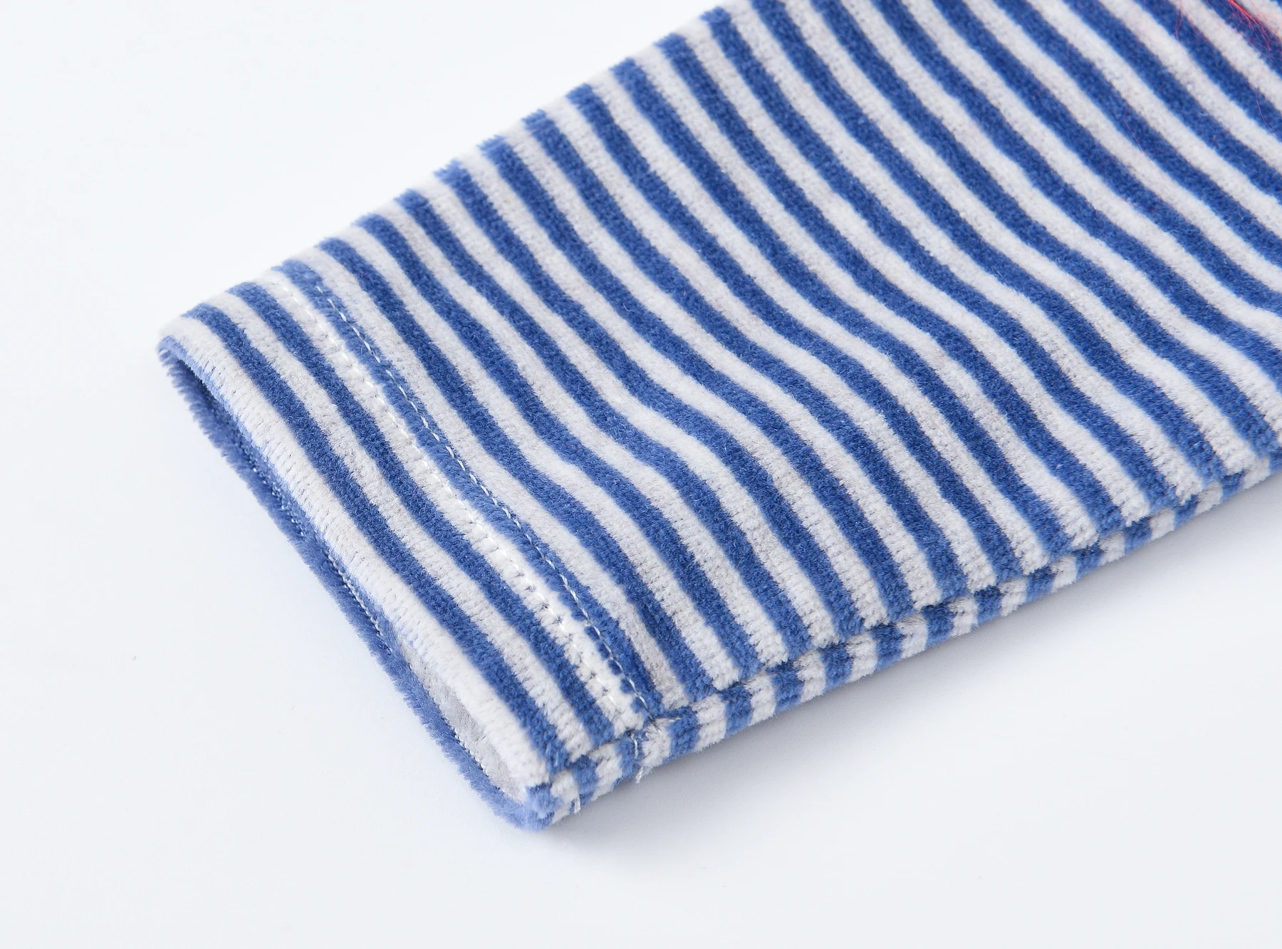 Baby Jungen Kurzflor-Strampler Langarm Gestreifter Flugzeug-Print Fußanzug Herbst Winter Neugeborenen Säugling Velours Kleidung 1 Stück – Detail 9