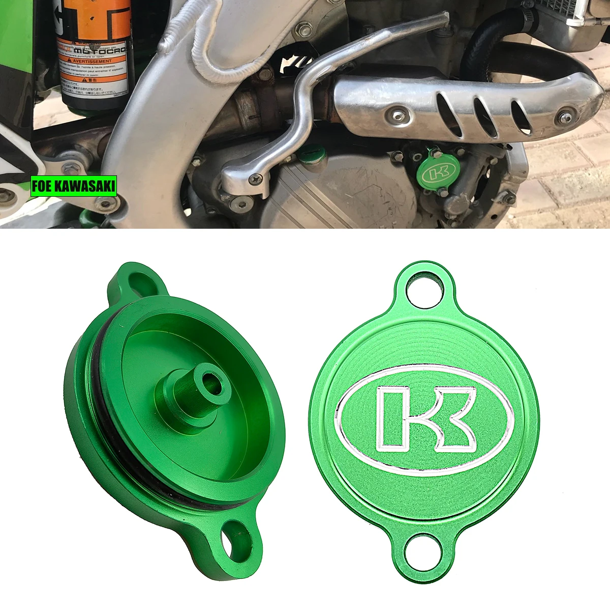 

Для Kawasaki KX 250F KX250F KXF250 2005-2016 2017 2018 2019 2020 MX Enduro Dirt Pit Bike мотоциклетная заготовка масляного фильтра крышка