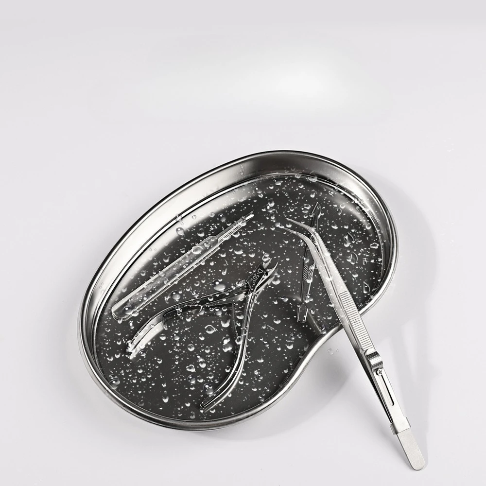 Stainless Steel Elbow Tray Waist Tray Disinfection Tray Waist Tray Operation Tray Iodine Prevention Large Medium Small Metal