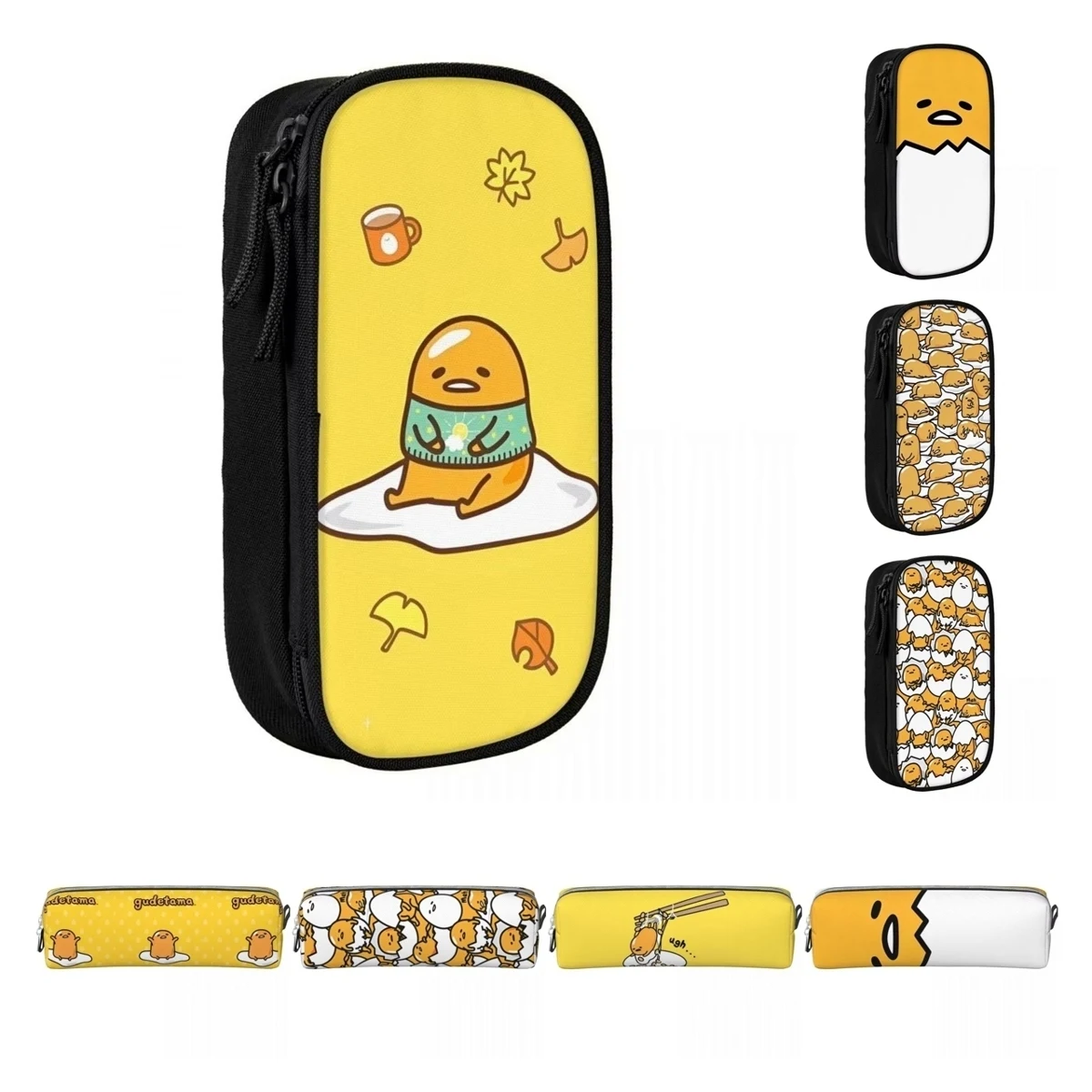 

Gudetama The Lazy Egg Pencil Case New Pen Box Bags Girl Boy Large Storage Students School Cosmetic Pencil Box