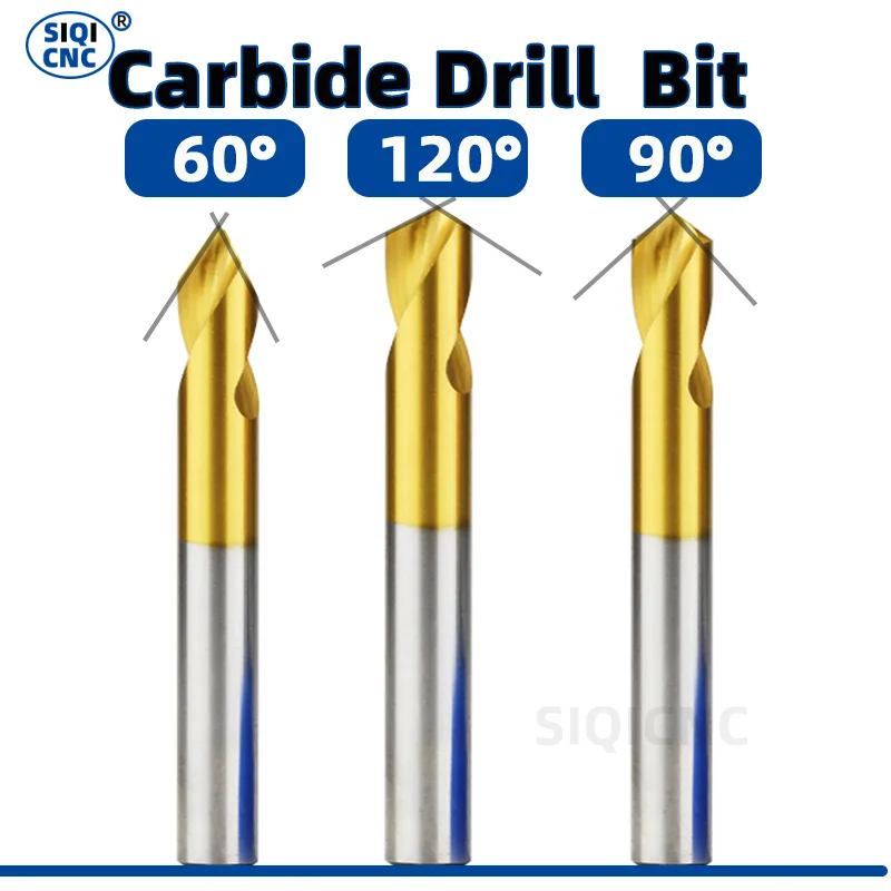 HSS 60 90 120 Degree NC Spot Drill Stub Spotting Location Center Drill Bit Prepare Guide Pilot Hole Chamfer Machine Tool