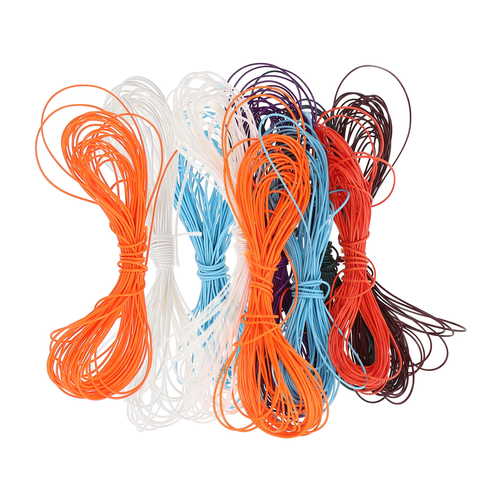 

10 Rolls for DIY Necklace Bracelet Jewelry Making Cotton H Woven Rope Bracelet Rope Craft String Beads Sewing