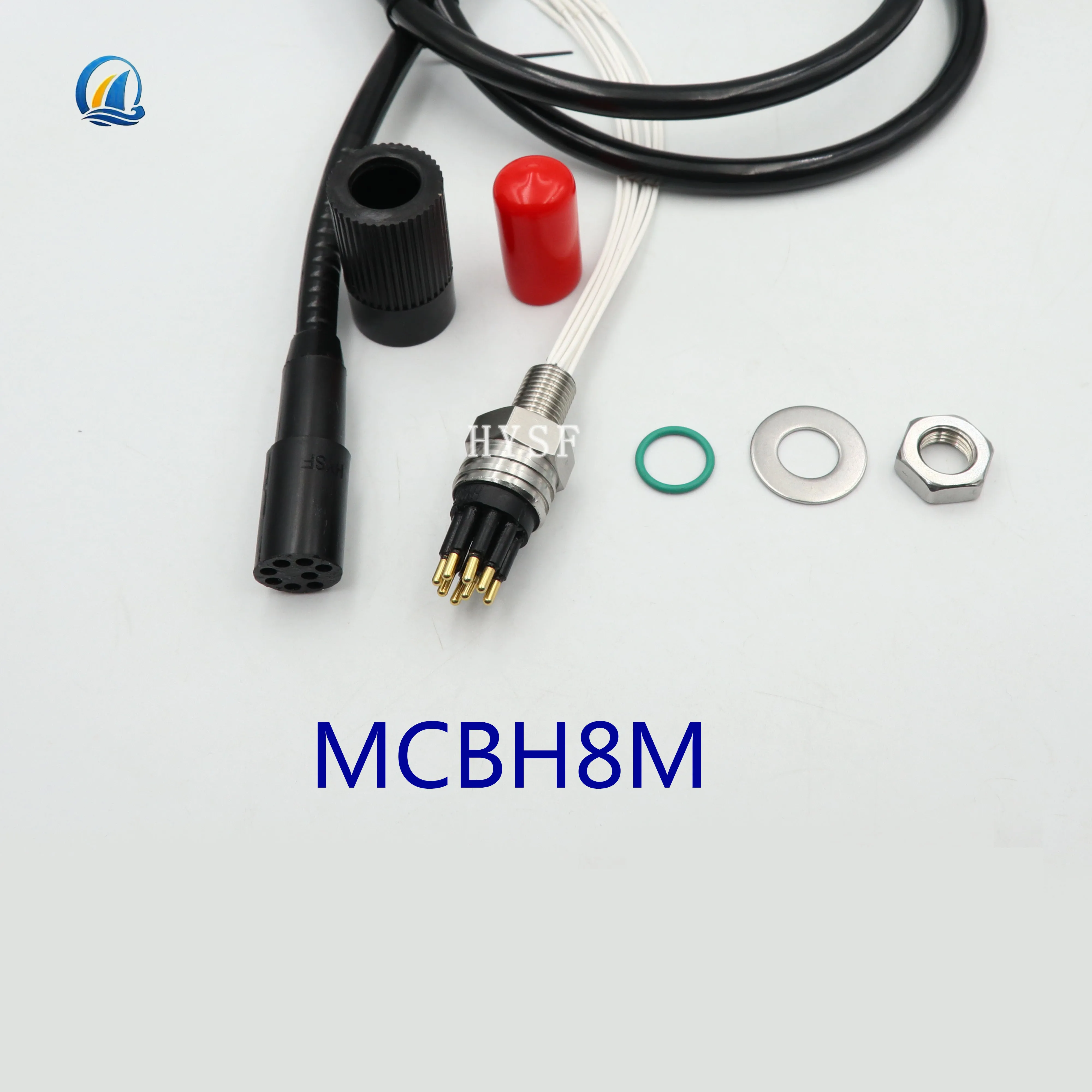 MCBH8M Subsea Waterproof Electrical Connectors ROV Bulkhead Socket Underwater Power Connector Seacon for Deep sea application