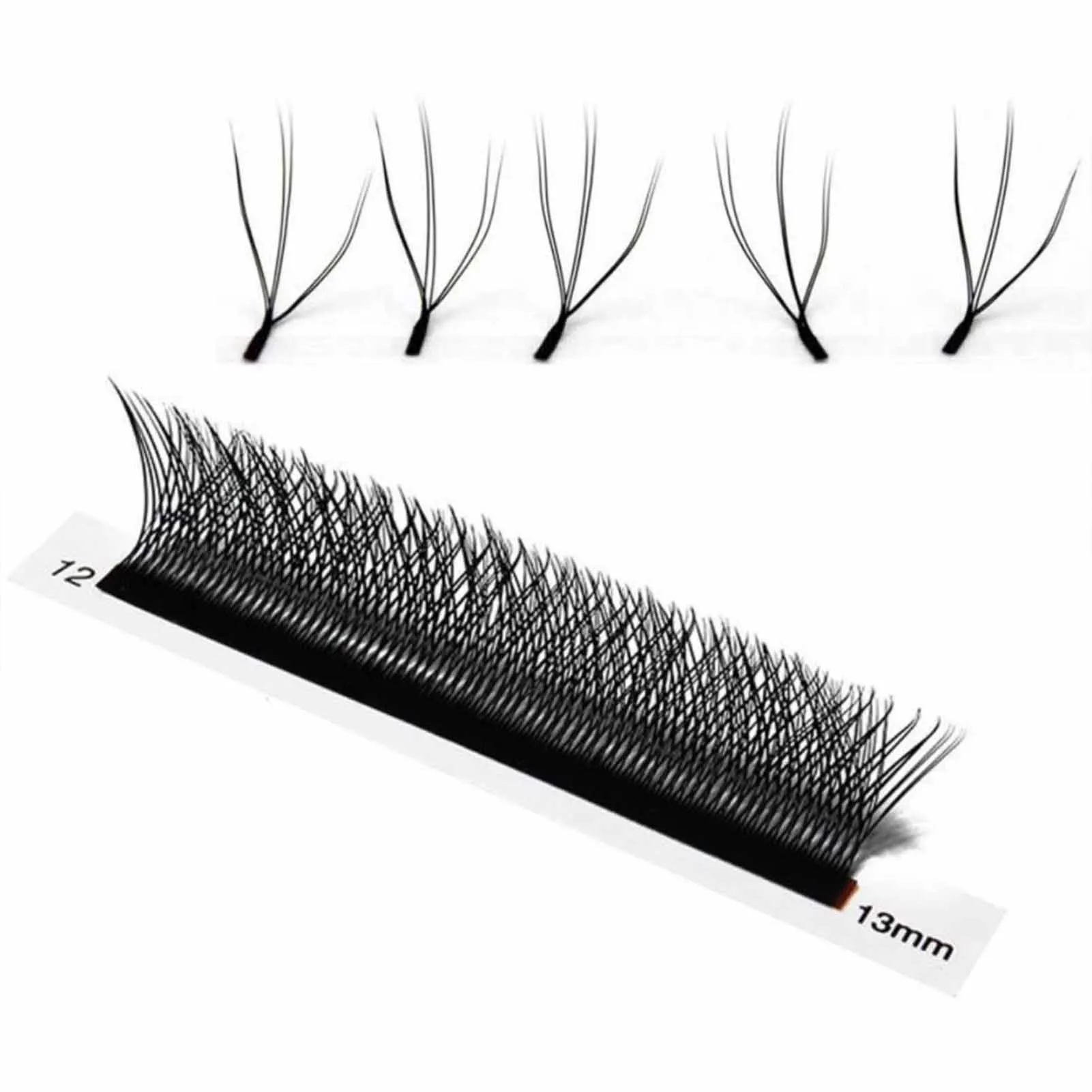 وصلات رموش طويلة الحجم سهلة الاستخدام، رموش طويلة للشعر من قطعة واحدة لاختيارات الزفاف التي يرجع تاريخها #1