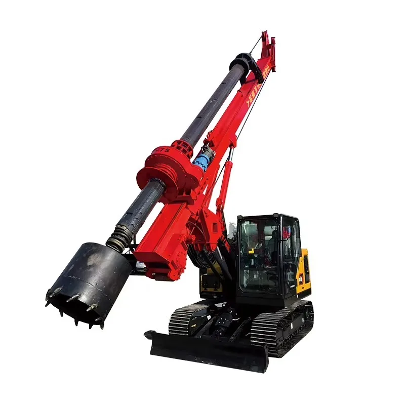 SR155 Powerful Rotary Drilling Rig Diesel Drill Rig Foundation Machine 155kNm Torque 56m Depth for Infrastructure Project