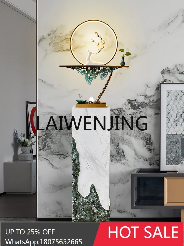 RWJ Flowing Water Floor Ornaments Living Room Entrance Micro Landscape Hotel Decorations