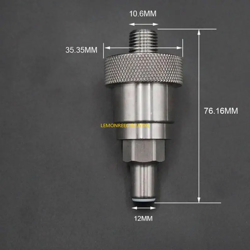 M7DF High Pressure Resistant Connector Industrial Gas Adapter Metal Texture Perfect for Firefighting and Outdoor Exploration