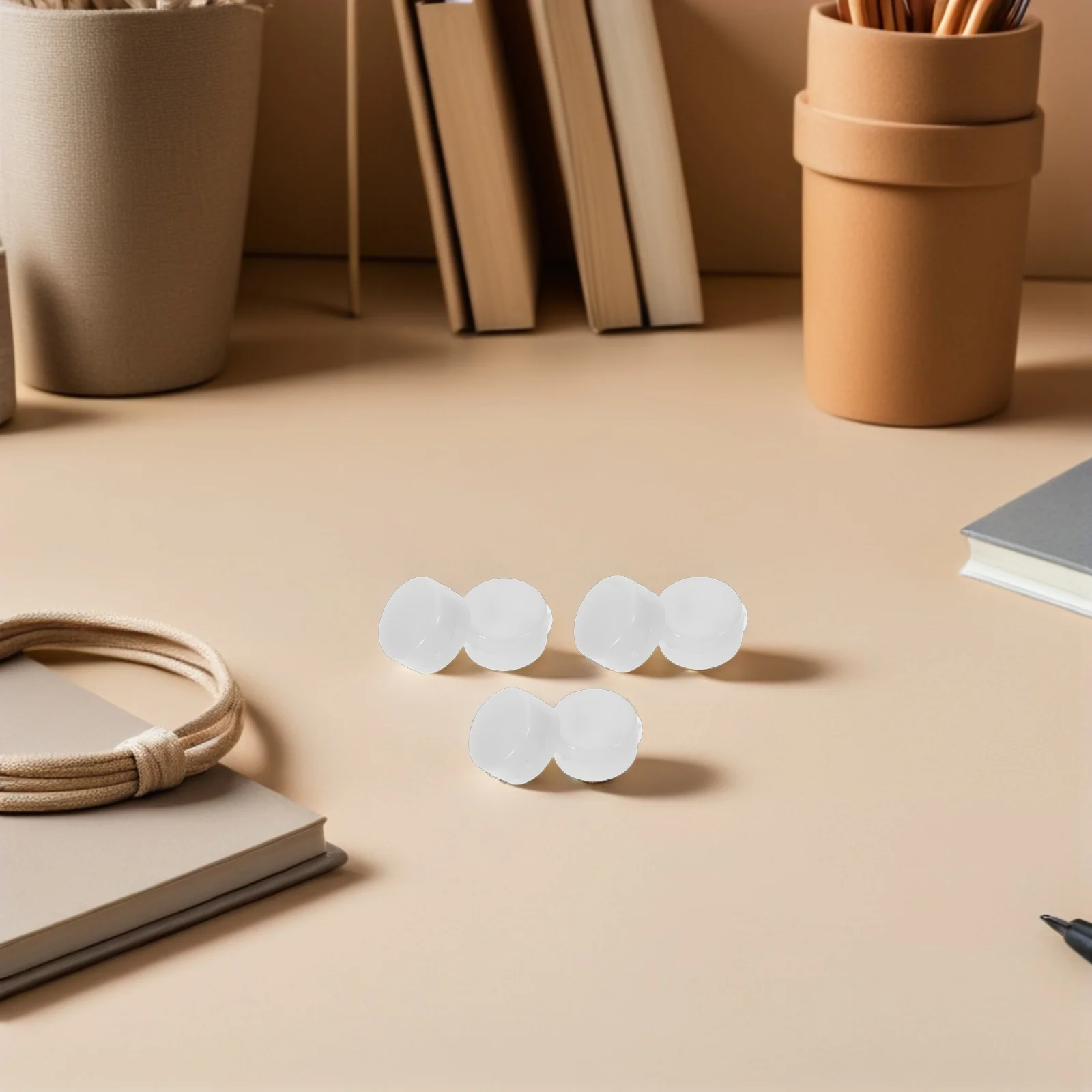 20 peças inserções de plástico fabricante de ruído substituição para sino de agitação infantil peças de reparo diy inserções de chocalho