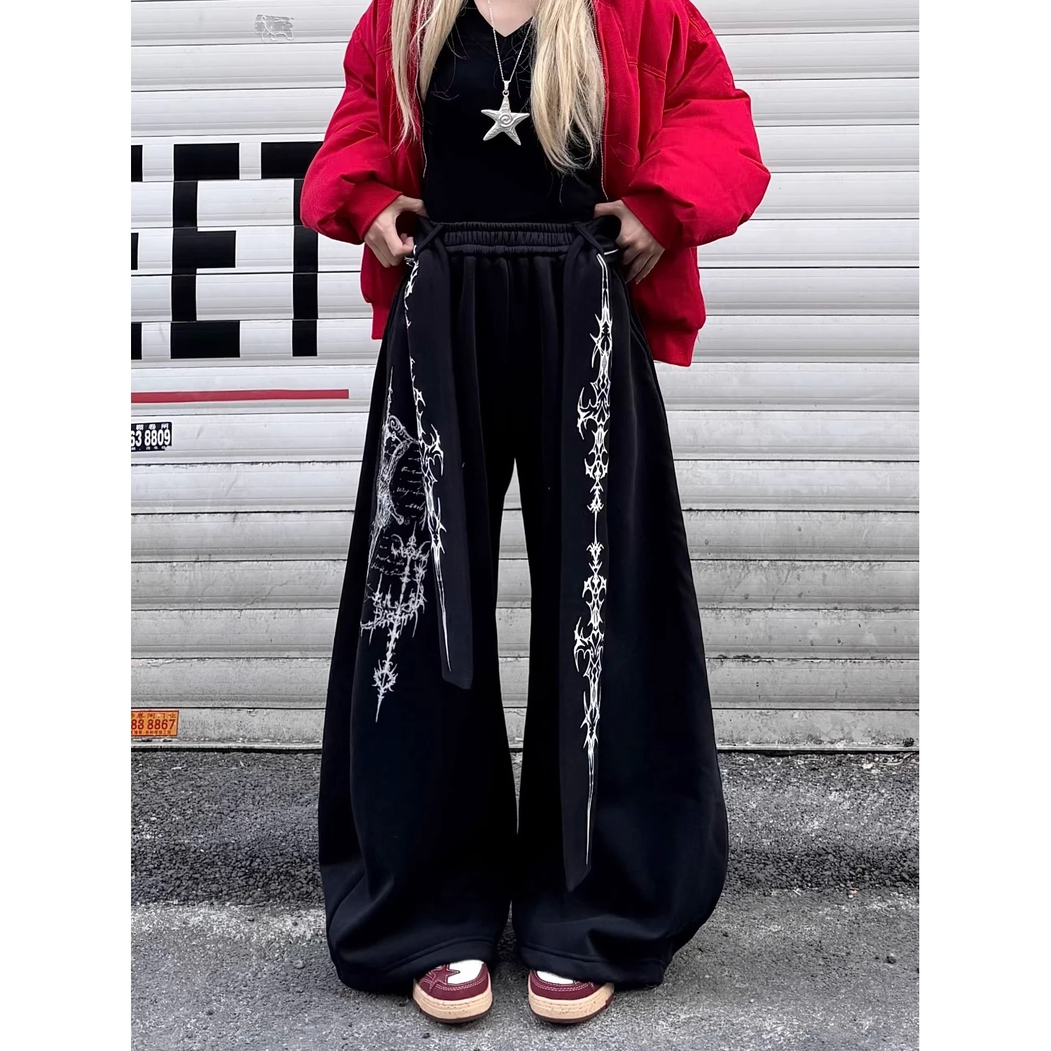 

Loose Cotton Khakis Men's Casual Streetwear Vintage fiti Waist Belt Autumn Winter plus Size Straight Leg Pants for Men