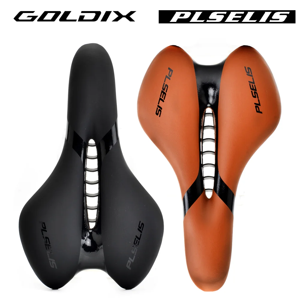 GOLDIX breathable, comfortable, lightweight, hollow, breathable mountain road bicycle saddle, bicycle accessories, cushion