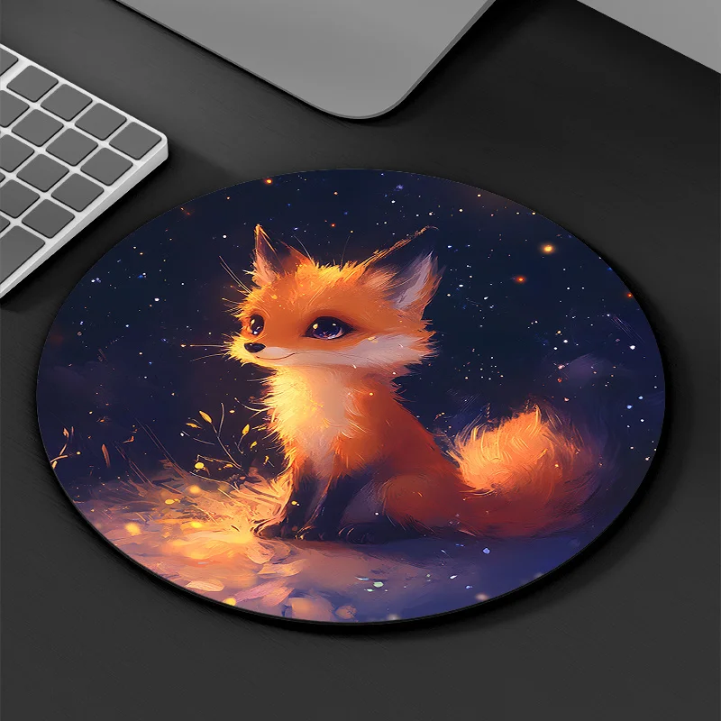 

Animal-designed circular mousepad is suitable for gamers dormitories to use as a computer desktop decoration with HD printing