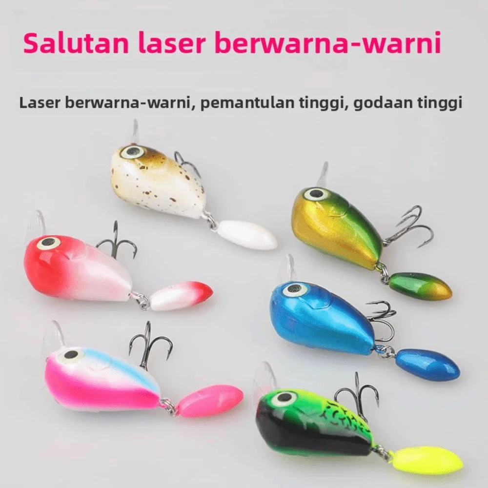 Mini Spinner señuelo brillante cuchara crankbait para pesca al aire libre - imagen 2