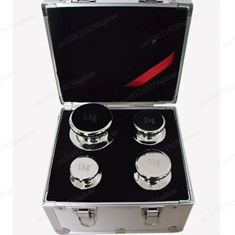 F1 1kg-5kg High Precision Stainless Steel Calibration Weight Kit Anti-Corrosion for Lab Industrial Digital Scale Calibration