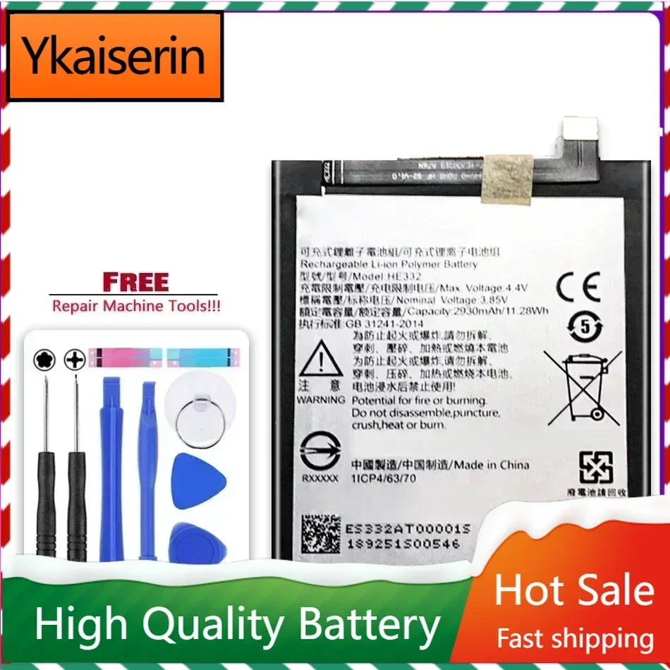 New 2930mAh Battery HE332 for SHARP S2 Fs8010 AQUOS S2 Phone Replacement Batteries in Stock Warranty with Tracking Number