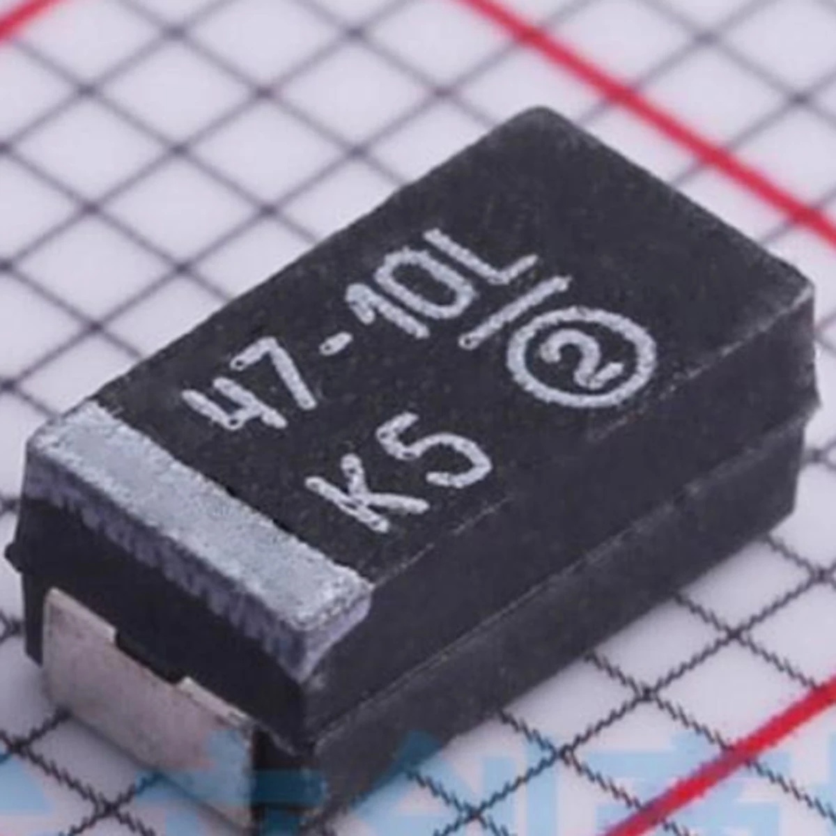 مكثف التانتالوم ، 10 فولت ، ± ، 47 ، من من من من من من أجل وضع العلامات ، و 10 فولت ، و: 593476x9010c2te3 ، أصلي ، 10