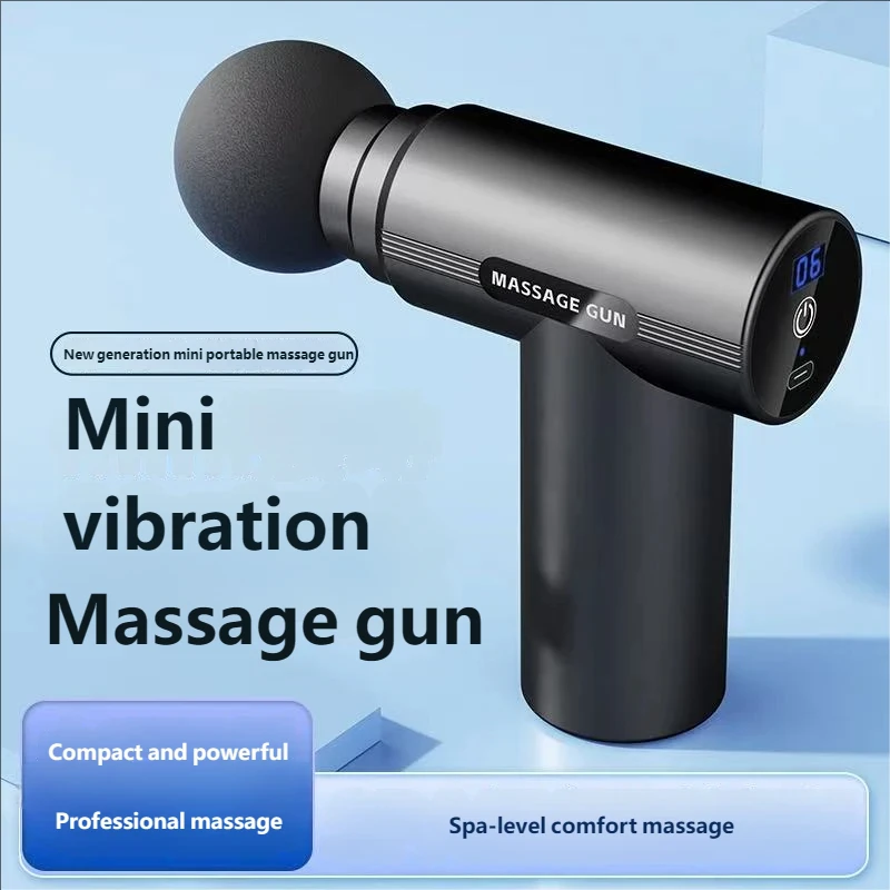 6단 마사지건, 전기 목 마사지기, 스마트 진동 근막건, 전신 마사지, 휴식 및 피트니스에 적합