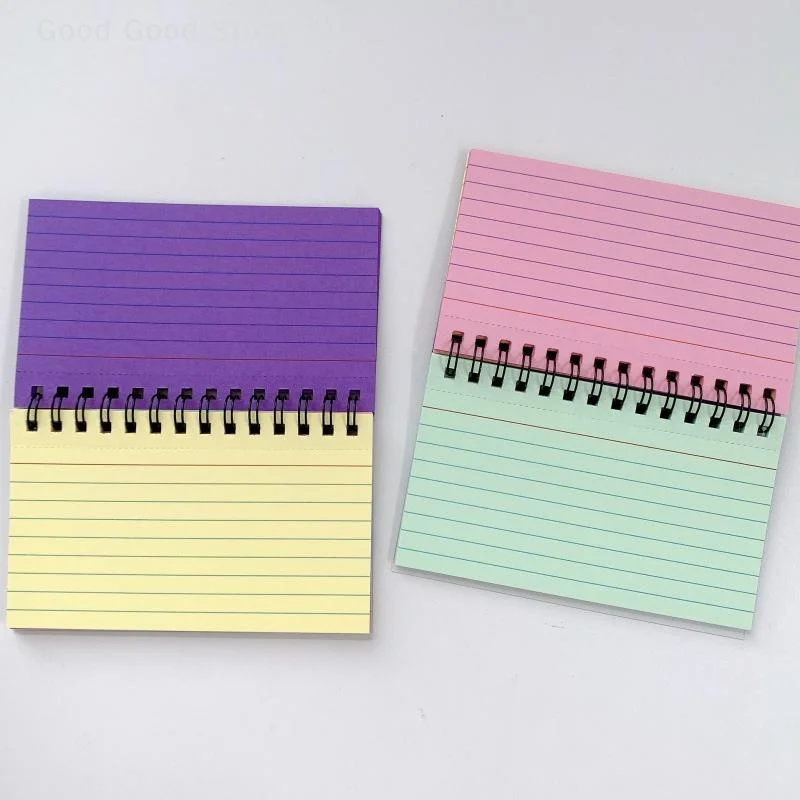 Mini cuaderno de notas en forma de lágrima de 50 hojas, cuaderno de línea portátil, Bloc de notas, suministros de oficina, papelería para estudiantes