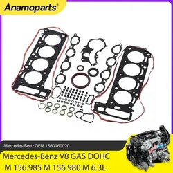 Engine Parts Full Head Gasket Set Fit 6.3 L M156 For Mercedes-Benz C63 E63 AMG W204 W211 6.3L V8 GAS Rebuild Gaskets Seals Kit