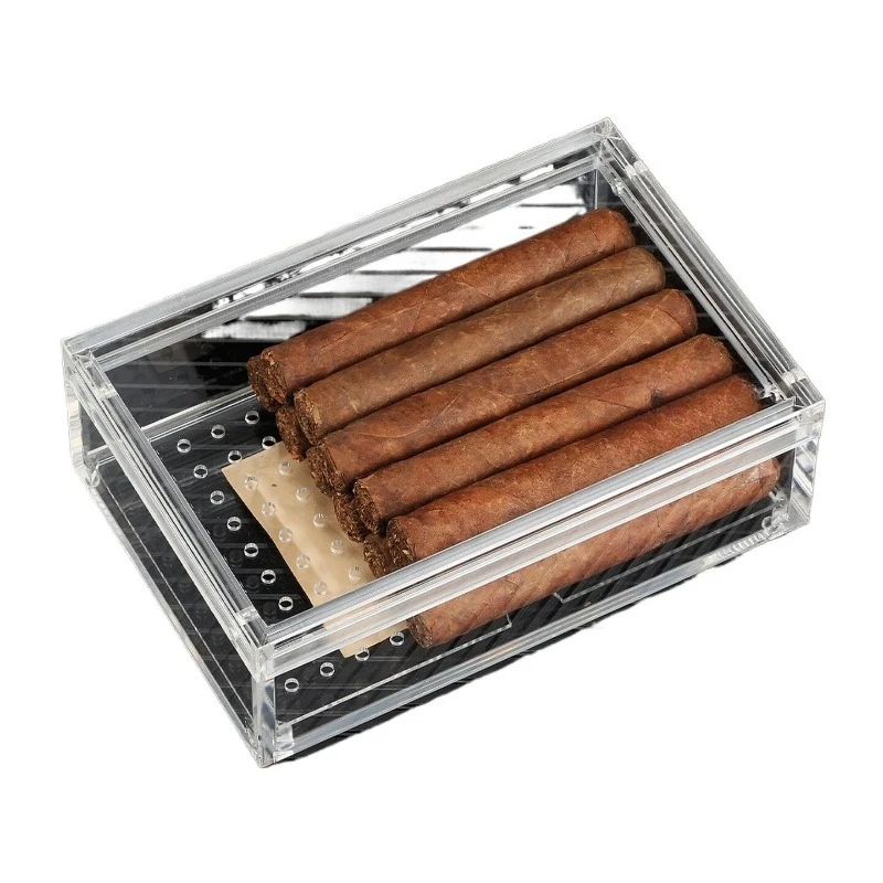 For Cigar Humidor Large Capacity Cabinet Portable Cuban Humidor with Humidifier