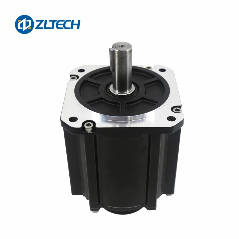 Shenzhen ZLTECH Nema51 48V 2350W 7.5N.m 3000RPM brushless servo motor with 2500 wire encoder for robot arm support customize