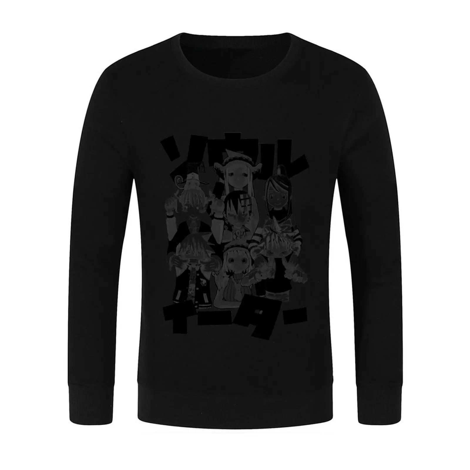 Grim Mates (nero) Pullover felpa da uomo set camicetta anime abbigliamento autunno felpa con cappuccio da uomo