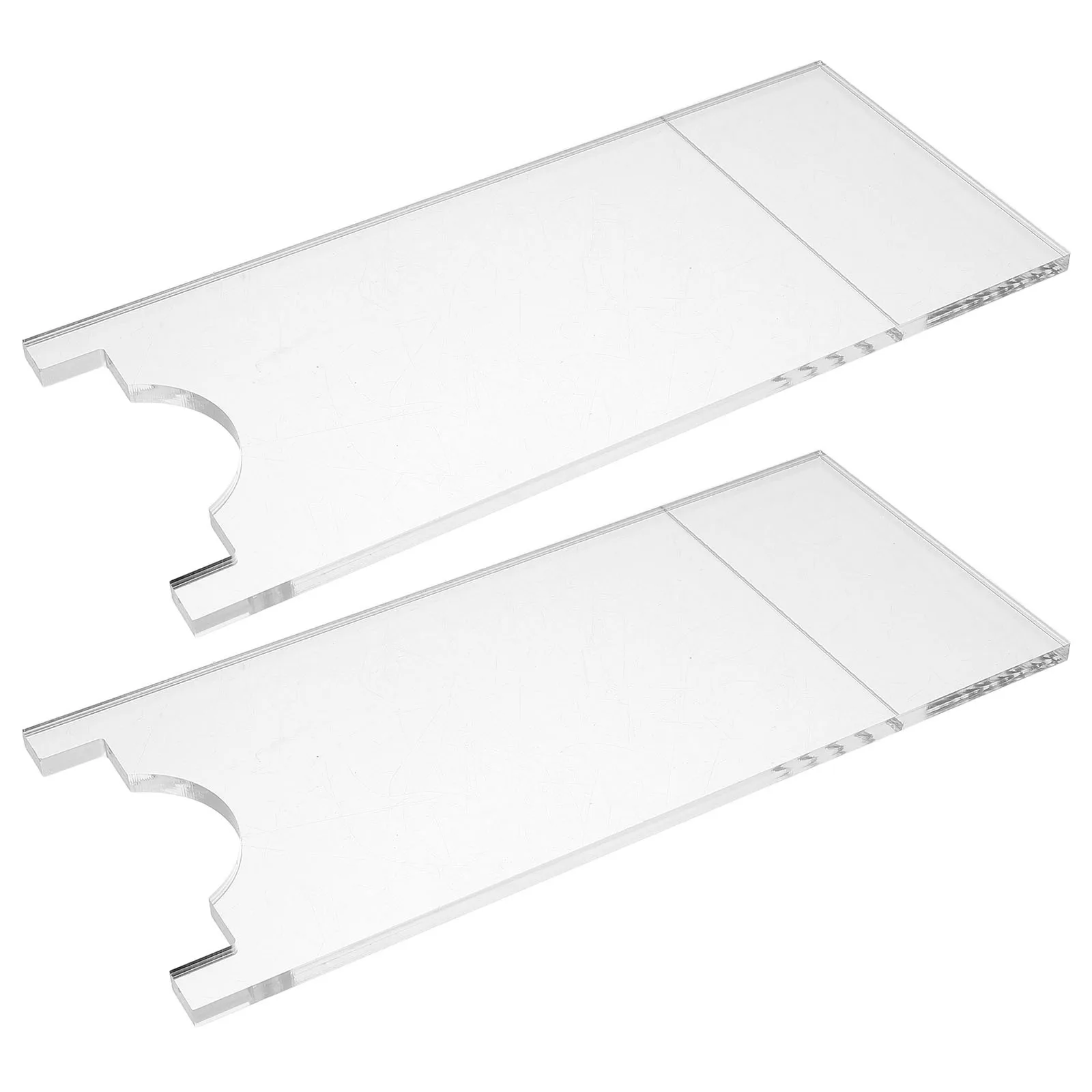 

2pcs Sofa Under Blocker Transparent Wall Gap Spacer For Furniture Protection Electrical Outlet Safety Flame-Resistant Easy