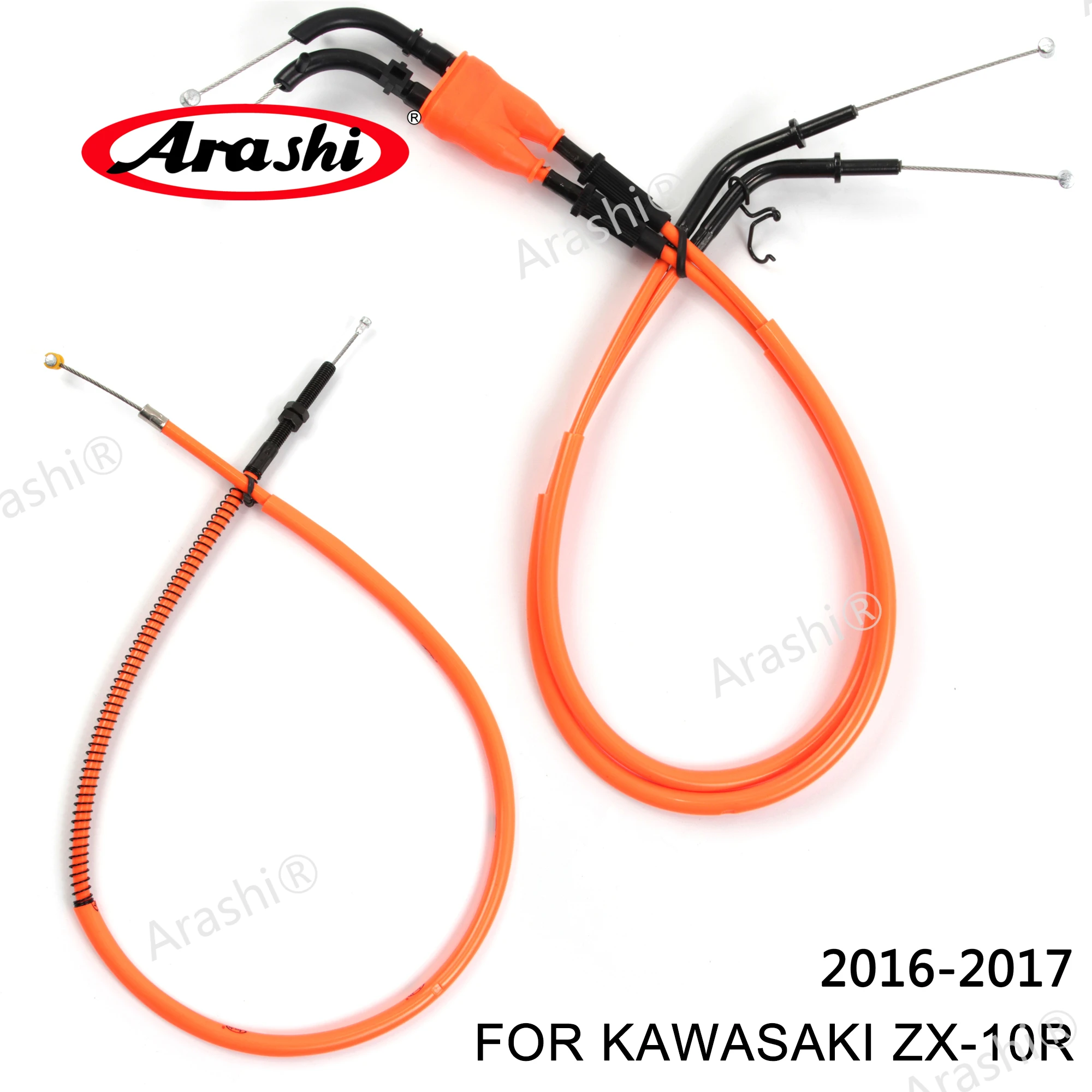 For KAWASAKI ZX-10R 2016 2017 Throttle Line & Clutch Cable Inner Steel Wire Motorcycle Replacement Accessories NINJA ZX10R 16 17