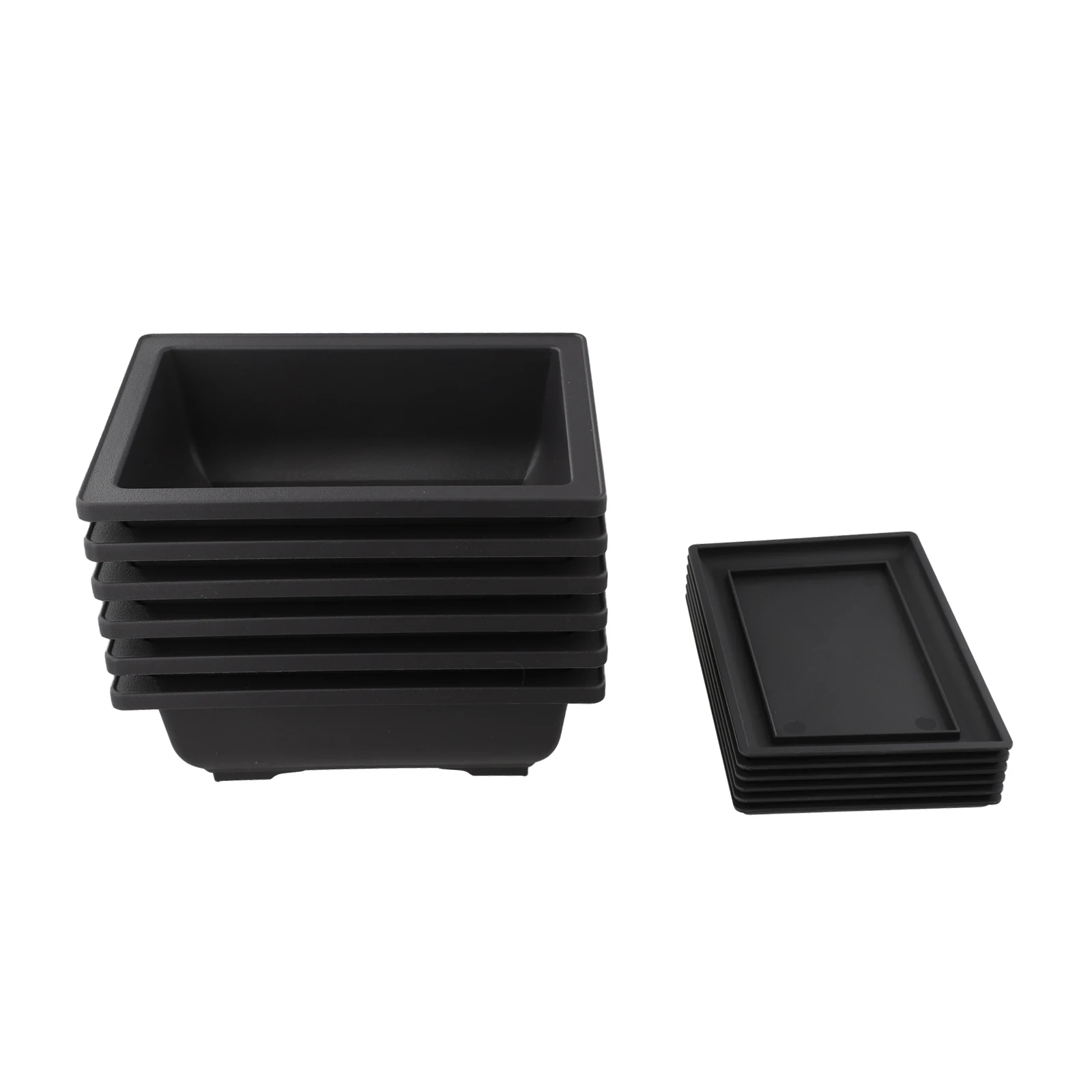 

6-компонентный горшок для бонсай, дренажная система, цветочный горшок, фиолетовый цветочный горшок, дренажная система, универсальное использование, очаровательная эстетика