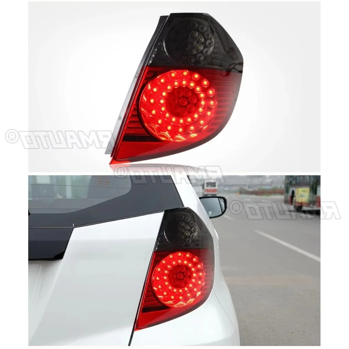 

Для Honda Fit 2008-2013 левый правый задний светодиодный задний фонарь задний фонарь задние фонари в сборе широкий светильник угловой светильник