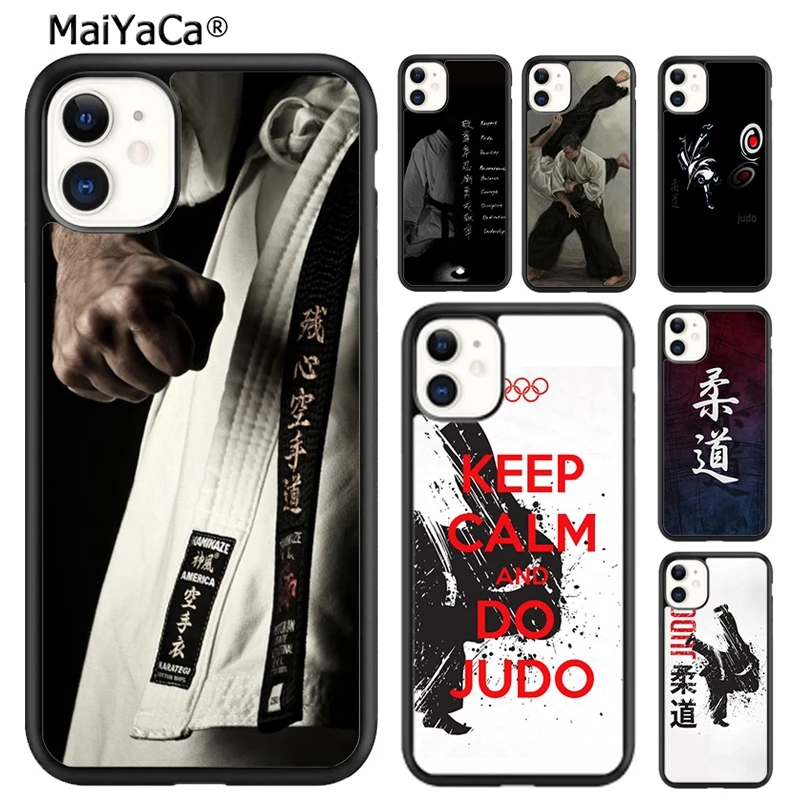 MaiYaCa Japan aikido Judo Phone Case For iPhone 16 15 14 plus XR XS 11 12 13 pro max Shell Cover coque