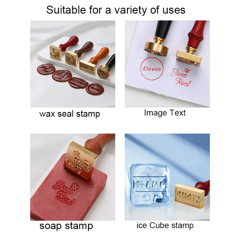 مخصص الفخار ختم شخصية الطين ختم اسم ختم مع تصميم شعارك DIY بها بنفسك صابون الجليد كوكي الشوكولاته النمط الإبداعي