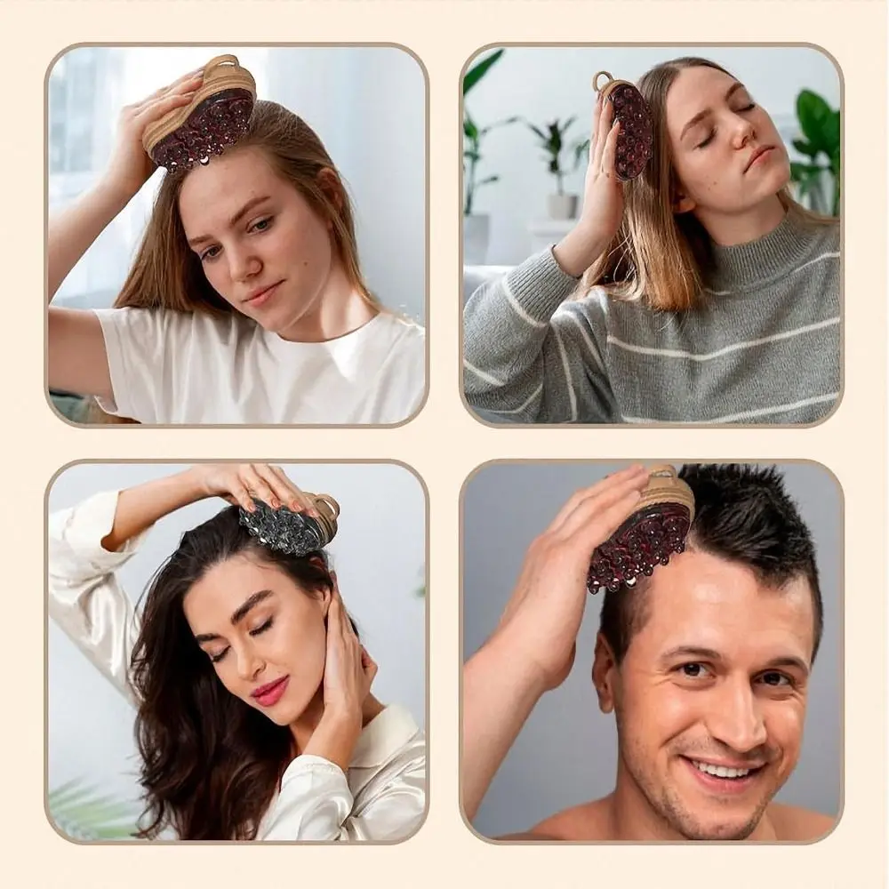 

Reusable Ice Head Massage Comb Portable Detachable Ice Compress Scalp Massage Comb Easy to Use Deep Massage