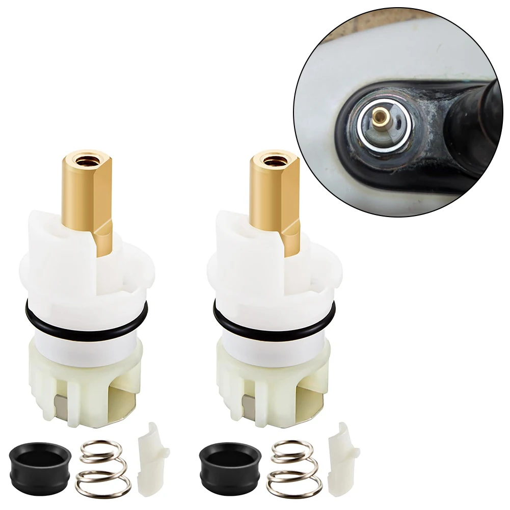 2pcs Faucet Valve Core Faucet Repair Kit Kitchen Basin Hot And Cold Water Faucet Ceramic Cartridge Mixing Valve Core Accessories view 2
