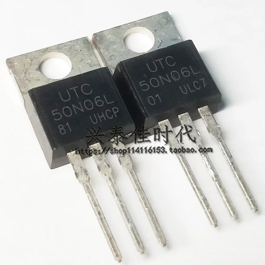 Original 6PCS/lot UTC50N06L 50N06L 50N06 50A60V TO-220