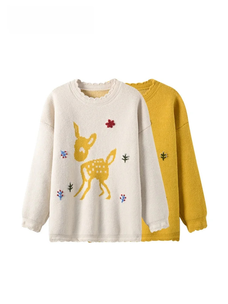 

CaraCLUB, длинный вязаный свитер больших размеров, женский осенне-зимний новый свободный утягивающий топ с пушистым воротником для больших размеров W...